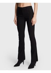 Brave Soul Spodnie materiałowe LTRW-272LAUREN Czarny Regular Fit. Kolor: czarny. Materiał: wiskoza, materiał