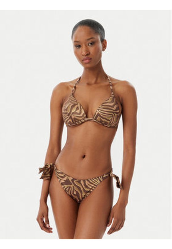SELMARK - Selmark Góra od bikini BN722 Brązowy. Kolor: brązowy. Materiał: syntetyk