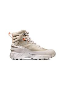 Buty trekkingowe damskie Mammut Blackfin Iii Mid Dt. Wysokość cholewki: za kostkę. Zapięcie: sznurówki. Kolor: beżowy. Materiał: materiał, tkanina, syntetyk. Szerokość cholewki: normalna. Styl: sportowy