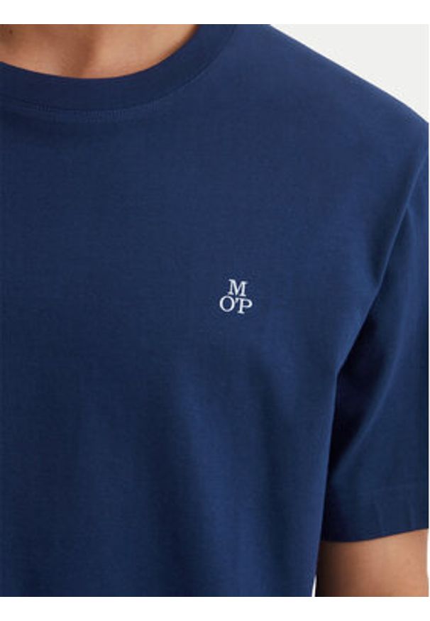 Marc O'Polo T-Shirt 522 2012 51054 Granatowy Regular Fit. Typ kołnierza: polo. Kolor: niebieski. Materiał: bawełna