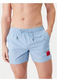 Hugo - HUGO Szorty kąpielowe Dominica 50493450 Granatowy Regular Fit. Kolor: niebieski. Materiał: syntetyk #1