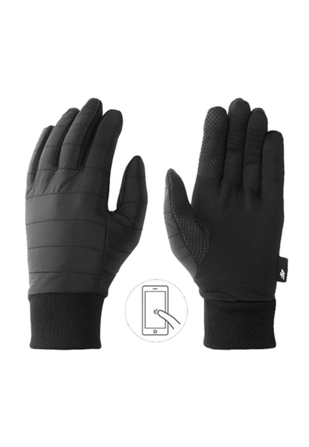 4f - Rękawice uniseks 4F. Kolor: czarny