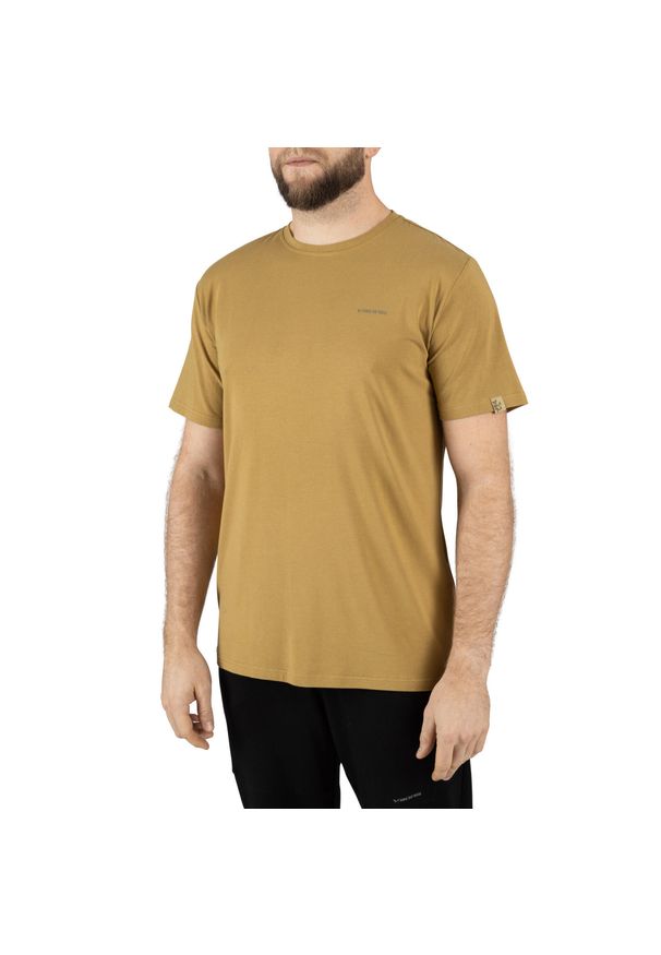 T-shirt męski Viking Bamboo Harvi Man. Kolor: brązowy