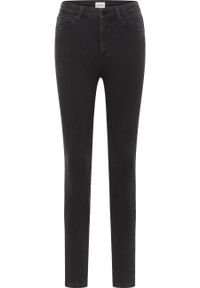 Damskie Spodnie jeansowe Mustang Style Georgia Super Skinny Denim Black 1015553 4000 802