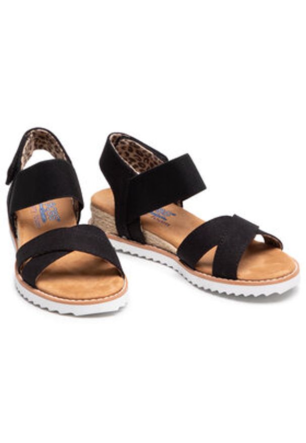 skechers - Skechers Espadryle Secret Picnic 33386/Blk Czarny. Kolor: czarny. Materiał: materiał