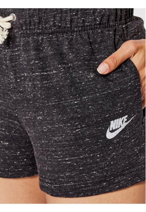 Nike Szorty sportowe Sportswear Gym Vintage DM6392 Czarny Regular Fit. Kolor: czarny. Materiał: bawełna