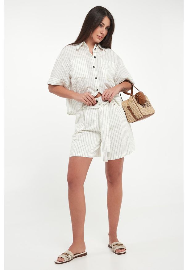 Liu Jo - Szorty damskie w paski LIU JO. Wzór: paski