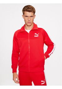 Puma Bluza Iconic T7 530094 Czerwony Regular Fit. Kolor: czerwony. Materiał: bawełna #1