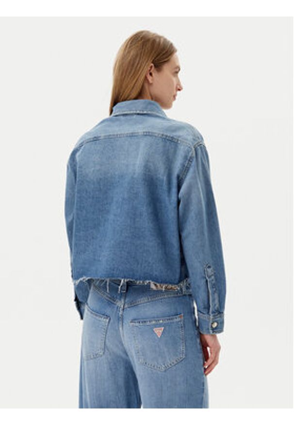 JOOP! Jeans Koszula jeansowa Udela 30046670 Niebieski Relaxed Fit. Kolor: niebieski. Materiał: bawełna