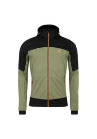 DARE 2B - Męska Kurtka Soft Shell Mountaineer. Kolor: czarny, zielony, wielokolorowy. Materiał: softshell. Sport: turystyka piesza