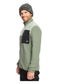 Quiksilver - dla Mężczyzn AKER Zielony. Kolor: niebieski. Materiał: poliester, materiał