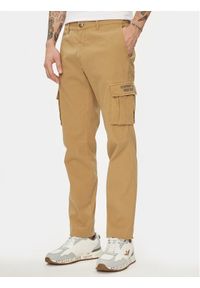 Aeronautica Militare Spodnie materiałowe 241PA1329CT2443 Brązowy Regular Fit. Kolor: brązowy. Materiał: bawełna