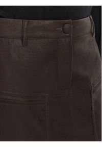 Liu Jo Spódnica z imitacji skóry WF6209 E1157 Brązowy Regular Fit. Kolor: brązowy. Materiał: syntetyk #5
