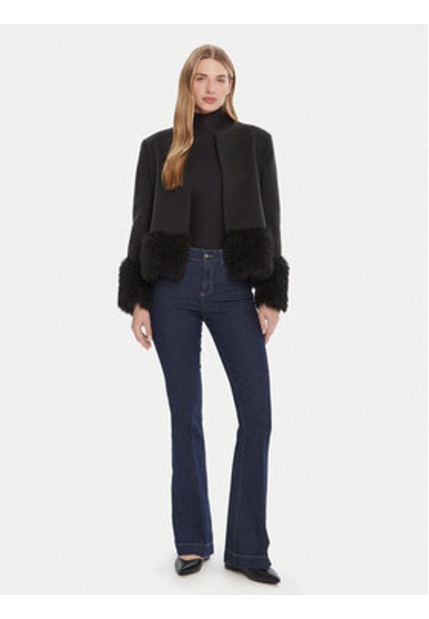 Rinascimento Kurtka przejściowa CFC0125791003 Czarny Regular Fit. Kolor: czarny. Materiał: syntetyk