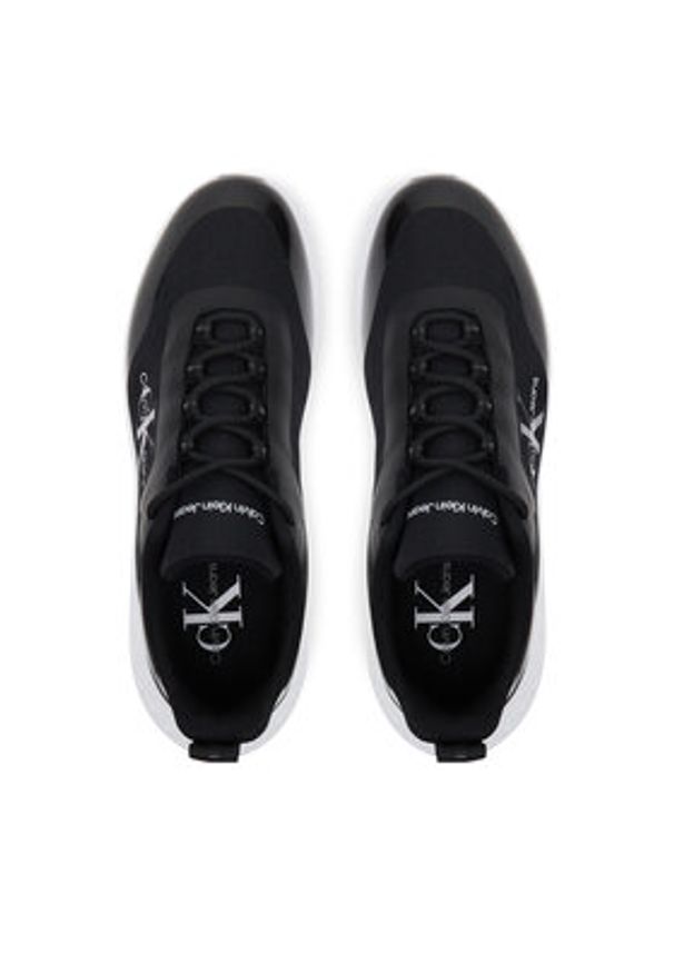 Calvin Klein Jeans Sneakersy Eva Runner Low Lace Mix Ml Wn YW0YW01442 Czarny. Kolor: czarny. Materiał: materiał