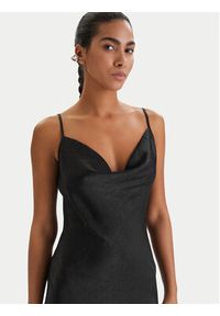 Guess Sukienka koktajlowa W6RK50 WJ732 Czarny Regular Fit. Kolor: czarny. Materiał: syntetyk. Styl: wizytowy #4