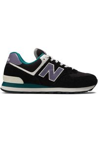 Buty unisex New Balance U574LV2 – czarne. Okazja: na co dzień. Kolor: czarny. Materiał: syntetyk, materiał, guma, zamsz, skóra. Szerokość cholewki: normalna. Model: New Balance 574 #1