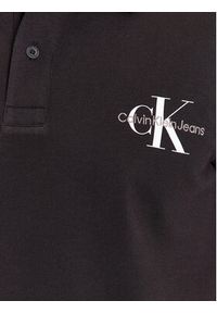 Calvin Klein Jeans Polo J30J323395 Czarny Regular Fit. Typ kołnierza: polo. Kolor: czarny. Materiał: bawełna #5