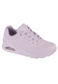 skechers - Buty sportowe Sneakersy damskie, Uno Frosty Kicks. Kolor: fioletowy. Sport: turystyka piesza