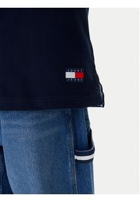 Tommy Jeans Polo Archive Rugby DM0DM23054 Granatowy Relaxed Fit. Typ kołnierza: polo. Kolor: niebieski. Materiał: bawełna #4