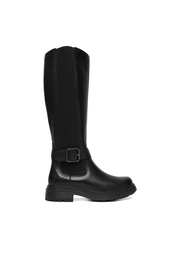 Clarks Kozaki Orinoco3 Tall 26182899 Czarny. Kolor: czarny. Materiał: skóra