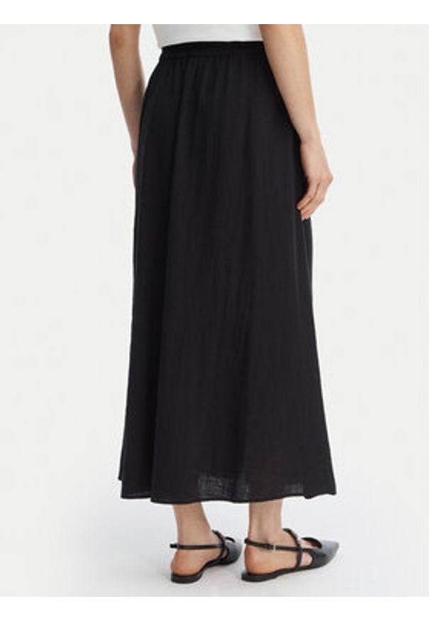 only - ONLY Spódnica maxi Tizana 15372613 Czarny Regular Fit. Kolor: czarny. Materiał: bawełna