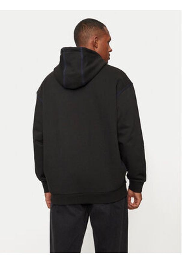 Hugo Bluza Nitlogohood 50521697 Czarny Regular Fit. Kolor: czarny. Materiał: bawełna