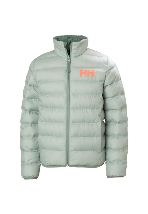 Kurtka ocieplana dla dzieci Helly Hansen Marka. Kolor: zielony. Materiał: puch