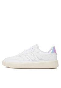 Adidas - adidas Sneakersy Courtblock IF6464 Biały. Kolor: biały. Materiał: skóra #3