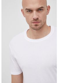 MICHAEL Michael Kors t-shirt bawełniany (3-pack) BR2C001023 kolor biały gładki. Okazja: na co dzień. Kolor: biały. Materiał: bawełna. Wzór: gładki. Styl: casual #2