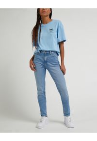 Lee - LEE SCARLETT HIGH DAMSKIE SPODNIE JEANSOWE JEANSY DŻINS RUSHING IN LIGHT L626GUB43 112333697 #4