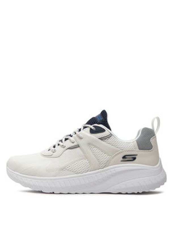 skechers - Skechers Sneakersy Bobs Squad Chaos-Elevated Drift 118034/WMLT Biały. Kolor: biały. Materiał: materiał
