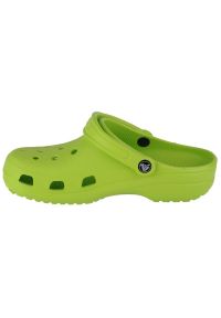 Klapki Crocs Classic Clog 10001-3UH zielone. Kolor: zielony. Materiał: materiał, tworzywo sztuczne, guma #3