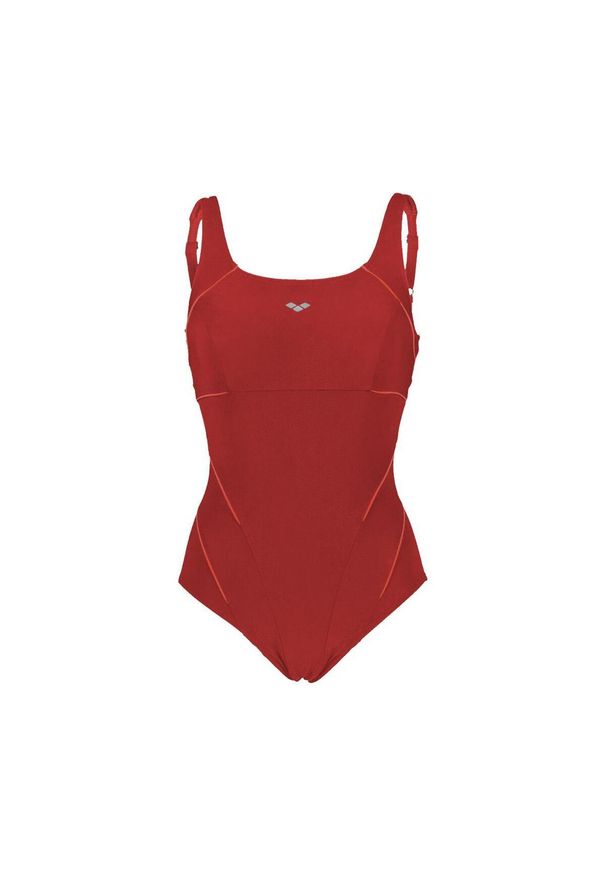 Damski kostium kąpielowy 1-częściowy Arena Jewel R. Kolor: czerwony. Materiał: materiał