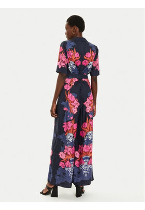 Ted Baker Kombinezon 275641 Granatowy Regular Fit. Kolor: niebieski. Materiał: wiskoza