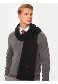 Polo Ralph Lauren Szalik 449959345001 Czarny. Kolor: czarny. Materiał: wełna #8