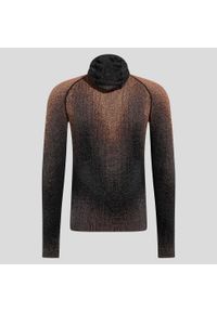 Bluza termoaktywna męska Odlo Blackcomb Eco BL Top Facemask LS. Kolor: brązowy. Sport: bieganie #2