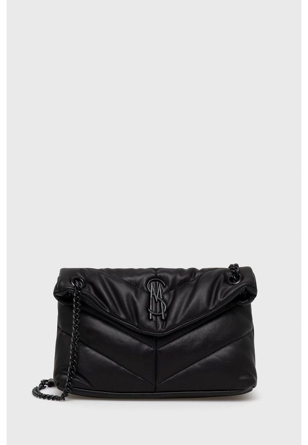 Steve Madden torebka Bbelz kolor czarny. Kolor: czarny. Materiał: pikowane. Rodzaj torebki: na ramię