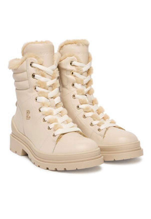 Bogner Botki St.Moritz S 14 A 22546503 Beżowy. Kolor: beżowy. Materiał: skóra