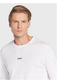 BOSS - Boss Longsleeve TChark 50473286 Biały Regular Fit. Kolor: biały. Materiał: bawełna. Długość rękawa: długi rękaw