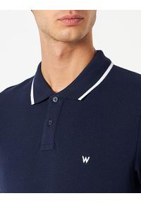 Wrangler - WRANGLER SS PIQUE MĘSKA KOSZULKA POLO NAVY W7MGK4114. Typ kołnierza: polo #3