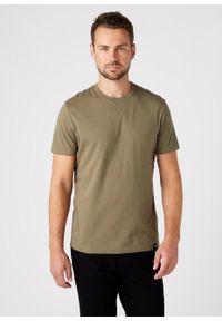 Wrangler - WRANGLER SS 2 PACK TEE MĘSKI T-SHIRT KOSZULKA DWUPAK DUSTY OLIVE W7BADHX45 112146280 #1