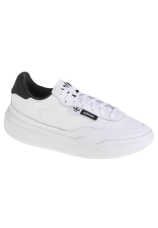 Adidas - Buty adidas Her Court W GW5364 białe. Okazja: na co dzień. Kolor: biały. Materiał: syntetyk, materiał, skóra. Szerokość cholewki: normalna