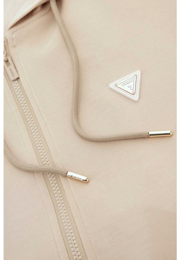 Guess - GUESS Damska bluza w kolorze taupe Olympe, Rozmiar XL. Kolor: beżowy