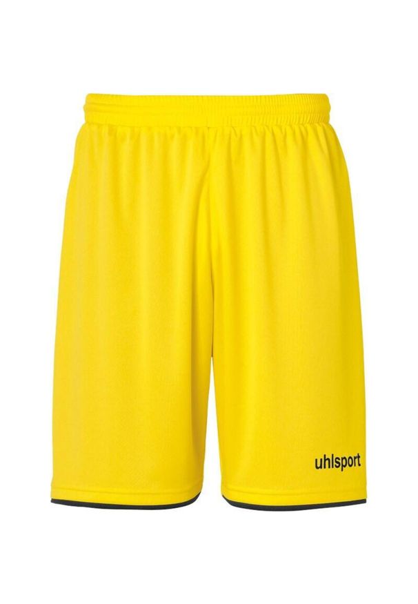 UHLSPORT - Krótki Uhlsport Club. Kolor: czarny, wielokolorowy, żółty. Materiał: poliester. Długość: krótkie. Sport: fitness, piłka nożna