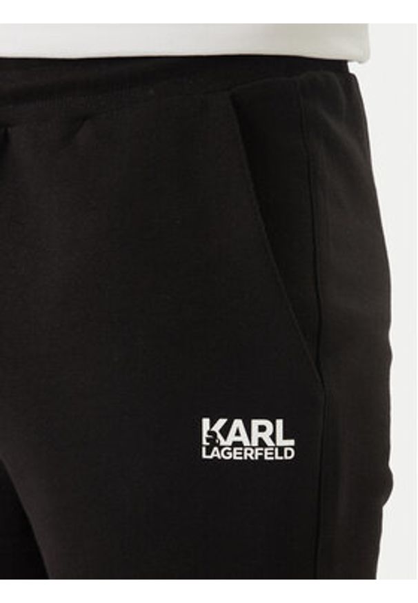 Karl Lagerfeld - KARL LAGERFELD Szorty sportowe 705783 562917 Czarny Regular Fit. Kolor: czarny. Materiał: bawełna. Styl: sportowy