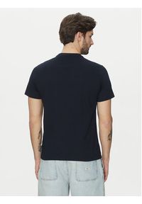 Guess Jeans T-Shirt M5GI55 K8FQ4 Granatowy Regular Fit. Kolor: niebieski. Materiał: bawełna