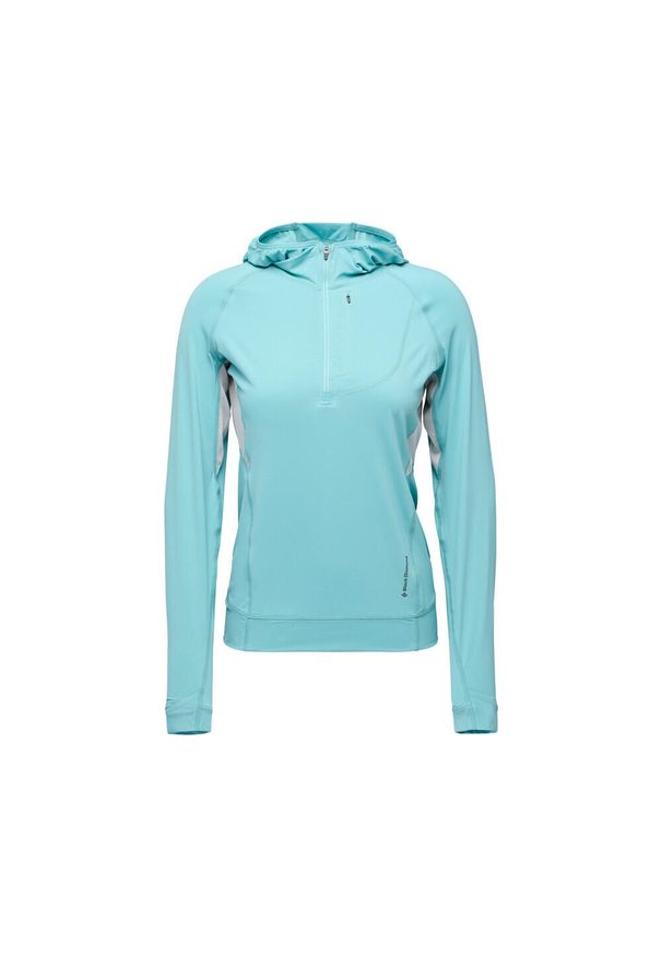 Bluza damska z kapturem Black Diamond Alpenglow Pro. Typ kołnierza: kaptur. Kolor: niebieski. Styl: sportowy. Sport: turystyka piesza, wspinaczka