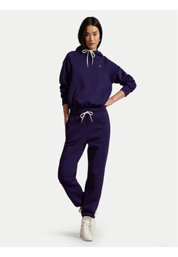 Polo Ralph Lauren Spodnie dresowe 211971700008 Granatowy Tapered Fit. Kolor: niebieski. Materiał: bawełna