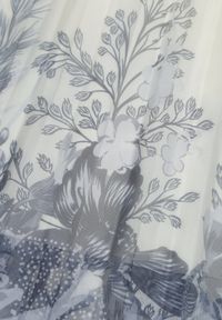 Born2be - Jasnobeżowa Plisowana Spódnica o Rozkloszowanym Kroju z Kwiatowym Haftem Atizin. Okazja: do pracy, na co dzień. Kolor: beżowy. Materiał: koronka. Długość: długie. Wzór: haft, kwiaty. Styl: elegancki, klasyczny, casual #5